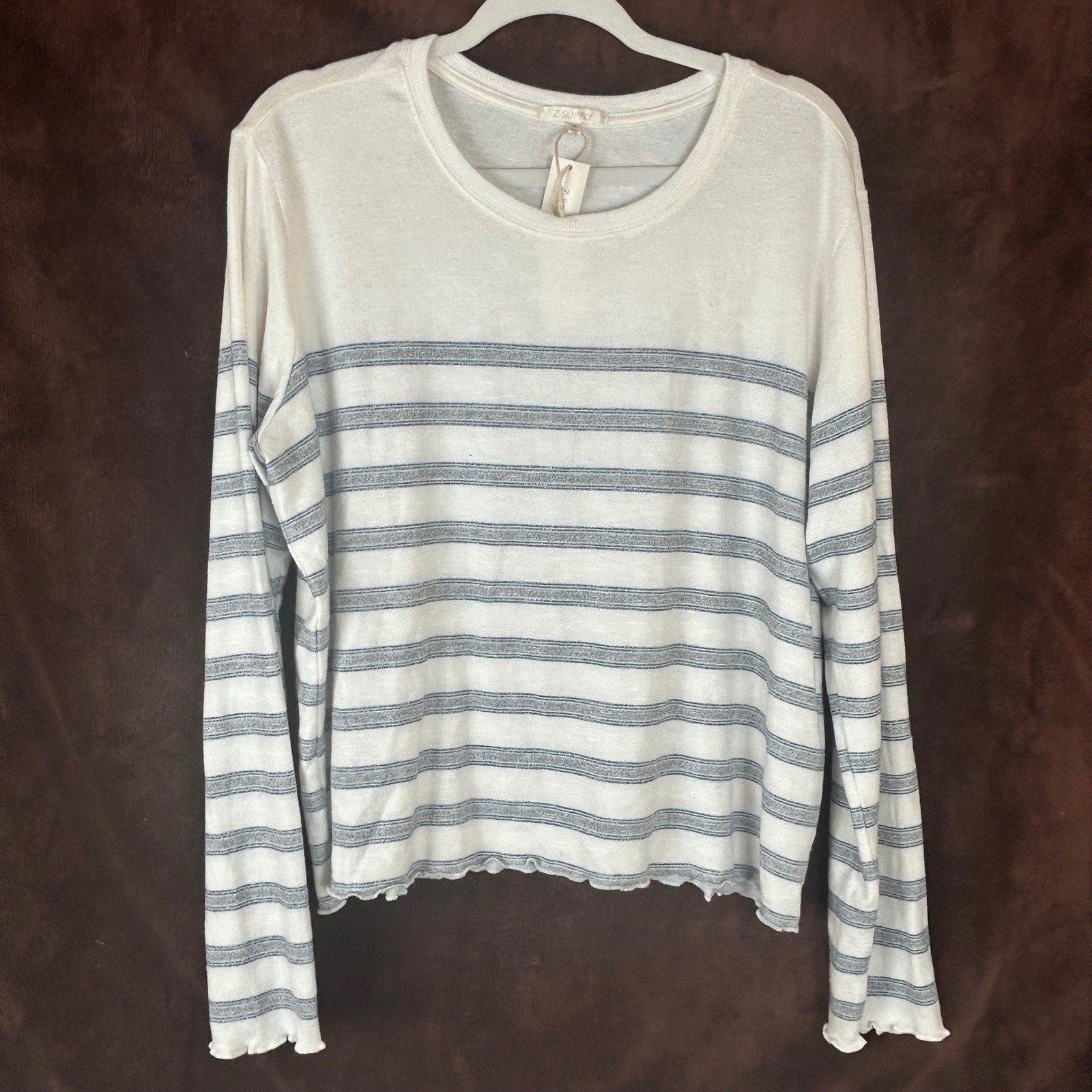 Nwt Soft Knit Light Sweater Xl Preppy Casual Coastal Relaxed Nautical Z Supply